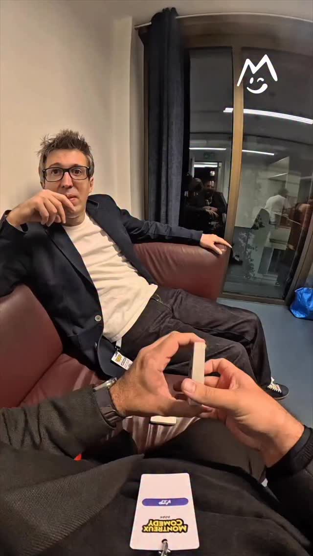 Backstage au Montreux Comedy Festival